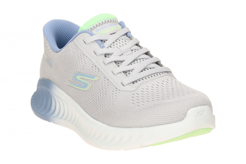Skechers Go Walk Now Schuhe Sneakers grau SLIP-INS 125643