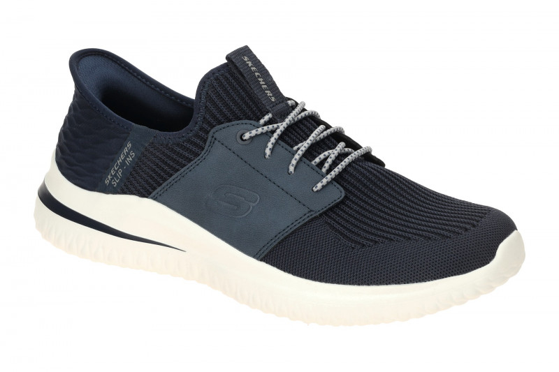 Skechers Delson 3.0 Schuhe blau navy Slip-Ins 210650