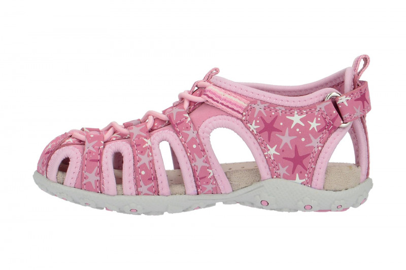 Geox Mädchen Klett Sandale pink rosa