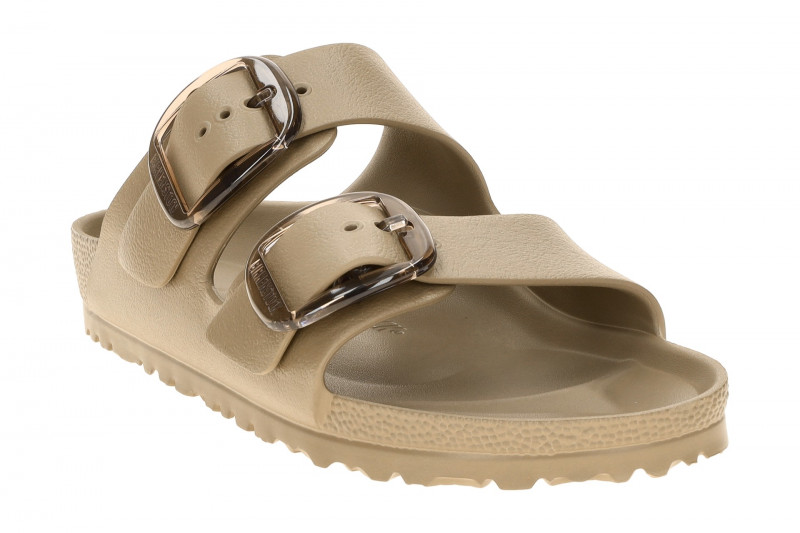 Birkenstock Arizona Big Buckle Pantolette taupe braun SCHMAL EVA