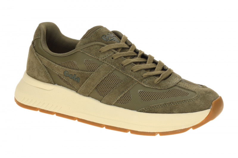 Gola Seattle Trainer Schuhe Sneakers grün khaki Herren CMB917LN