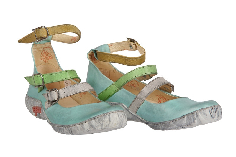 Eject Diamante Schuhe E-14415 hellblau