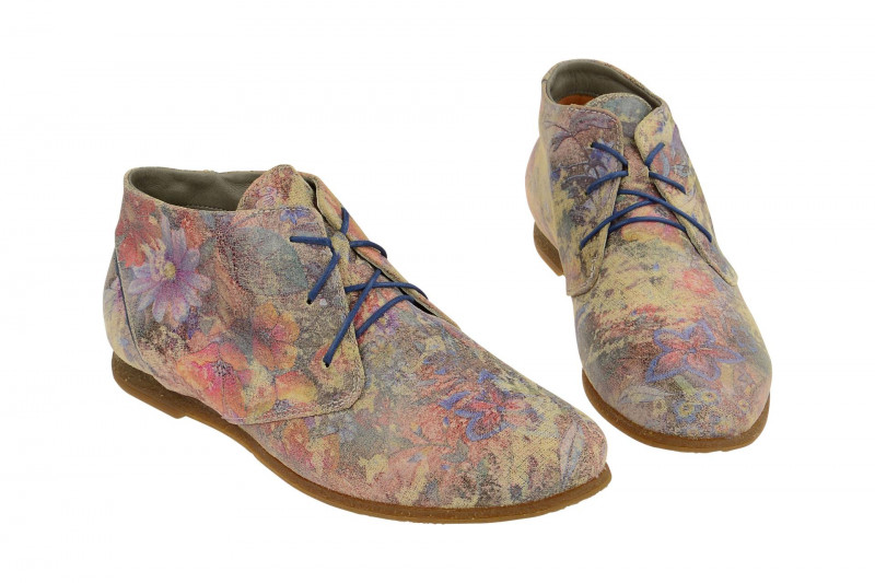 Think Shua Schuhe taupe effekt Blumen