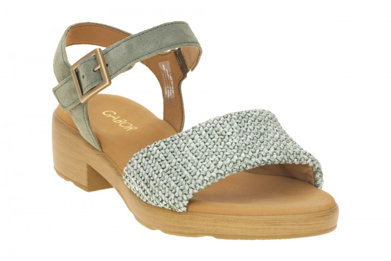 Gabor Sandalette pine grün H-Weite 82.814.64