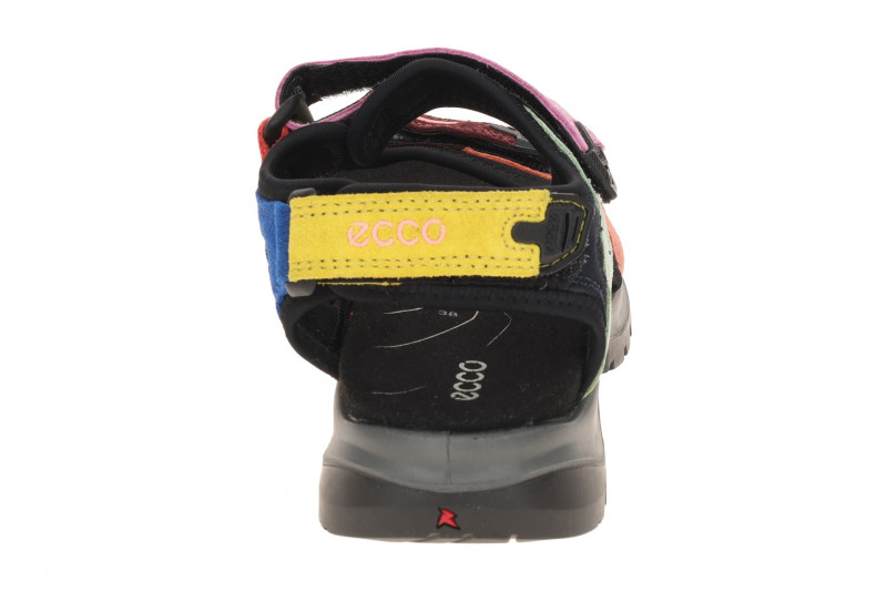 Ecco Offroad Damen Sandale schwarz bunt 069563