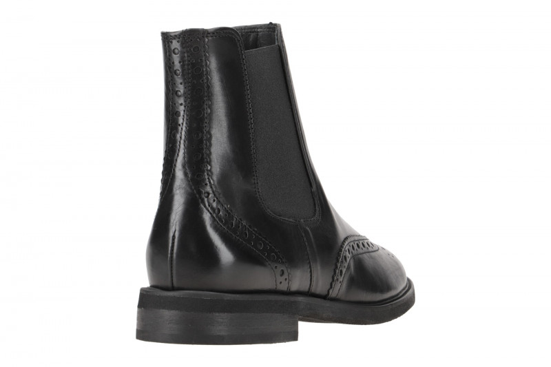 Paul Green 8070 Chelsea Stiefelette schwarz Lyra Muster