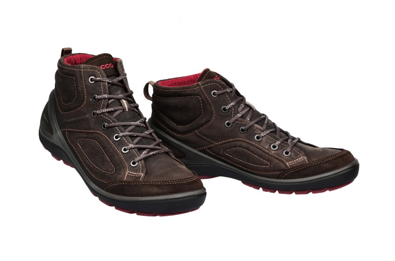 Ecco Biom Grip 1.2 Lace Schuhe in dunkelbraun Boots