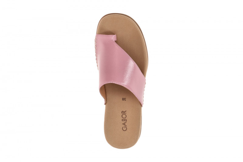 Gabor Zehentrenner Pantolette soft pink Lack 83.700.90