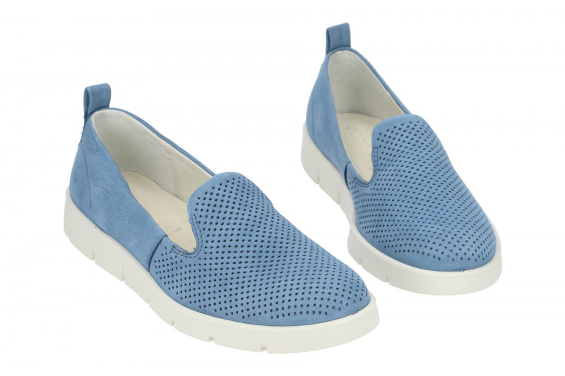 Ecco Bella Plateau Slipper blau