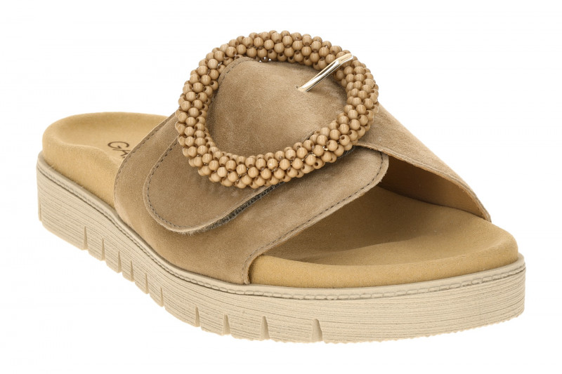 Gabor Pantolette sand beige Velour 83.745.14