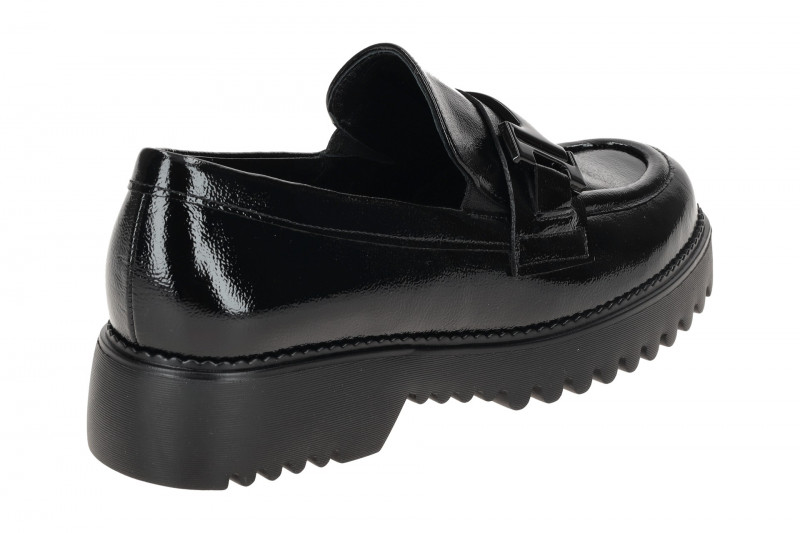 Gabor Schuhe Slipper schwarz Lack G-Weite 72.452.97