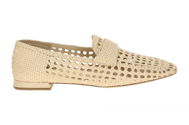 Högl Colin Slipper beige Loafer Flecht-Optik 0970