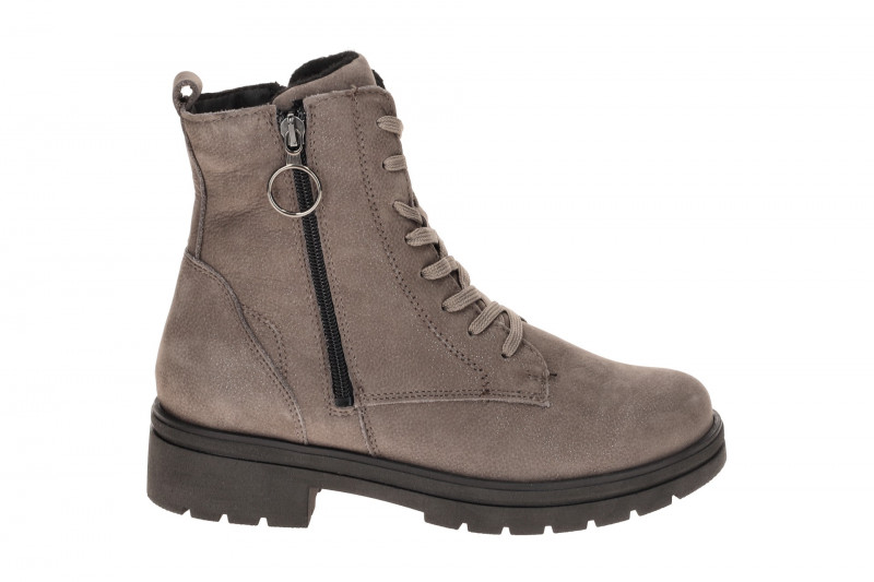 Waldläufer Zoe Stiefel Boots grau Glitzer K-Weite