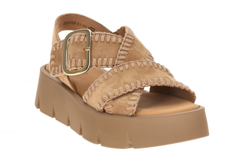 Gabor Plateau Sandale braun walnut Ziernaht 84.751.14