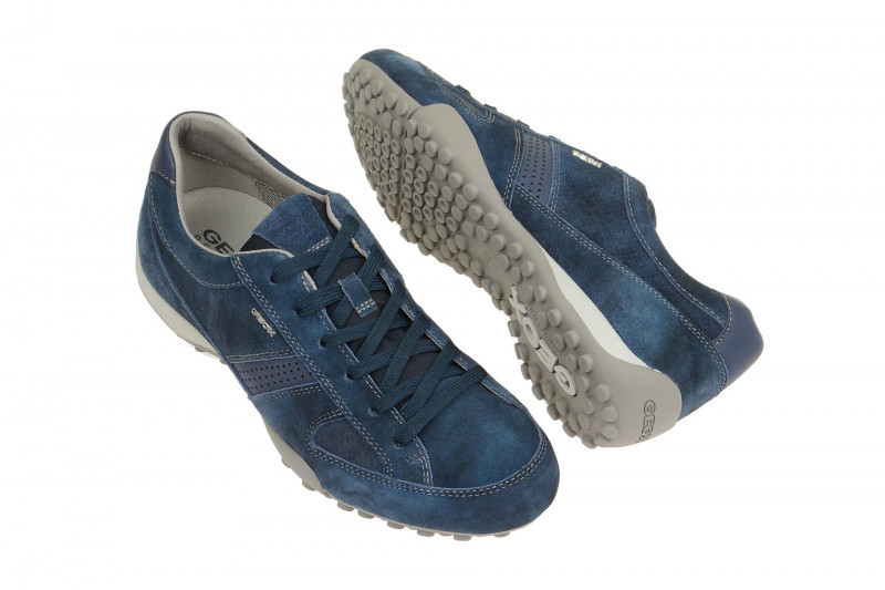 Geox Respira Snake E Herren Sneakers in blau Halbschuhe