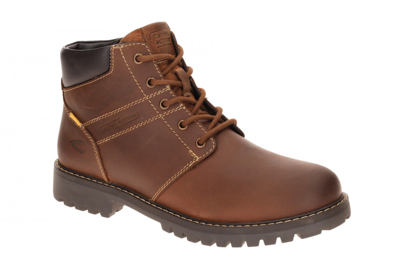 camel active Bust Stiefelette Schuhe braun tan Warmfutter