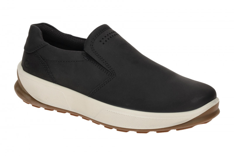 Ecco Byway Slipper Schuhe schwarz Nubuck 522824