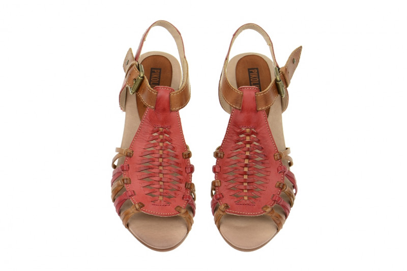 Pikolinos Keil Sandale - Cullera sandia rot - 976-8112