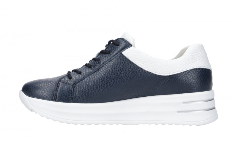 Waldläufer Arianna Plateau Schuhe blau weiß 755006