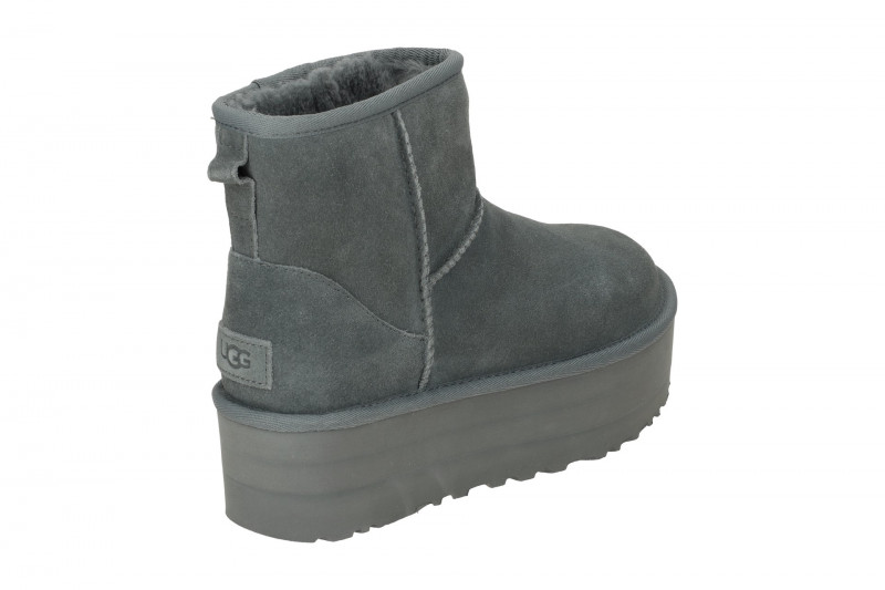 UGG Classic Mini Platform Stiefel grau rainstorm