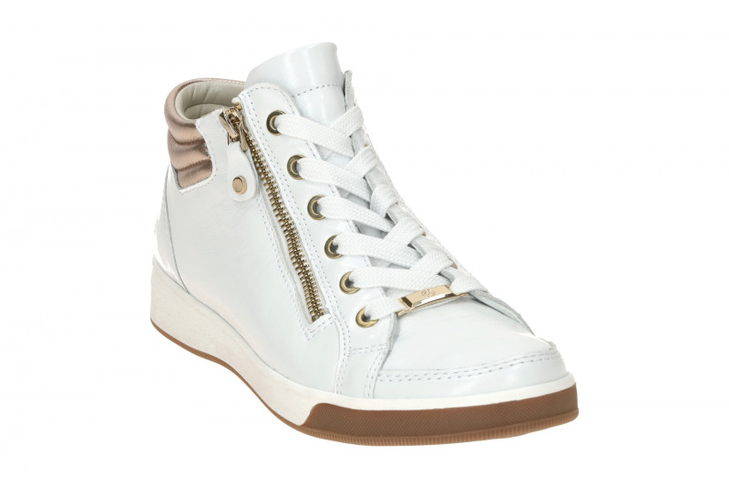 ARA Rom Schuhe Mid-Sneaker weiß Lack 12-24499
