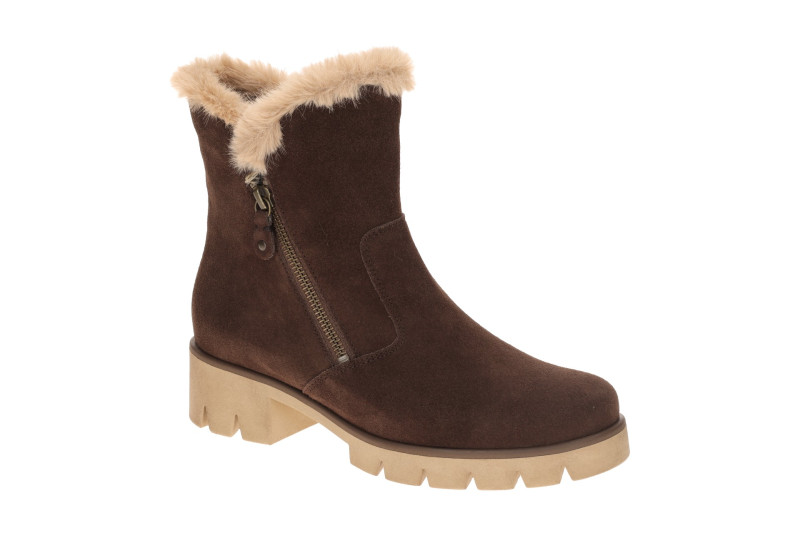Gabor Stiefelette braun Fellkragen 8018.04.003