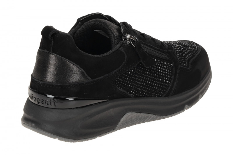 Gabor RollingSoft Schuhe schwarz Strass 56.897.87