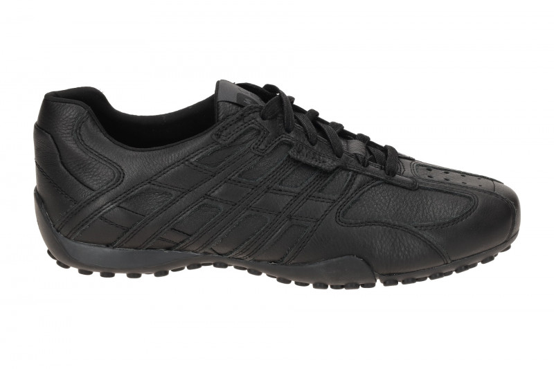 Geox Snake Schuhe schwarz Glattleder U55MNB