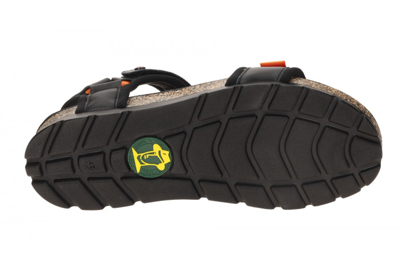 Panama Jack Seth C2 Herren Sandale schwarz orange