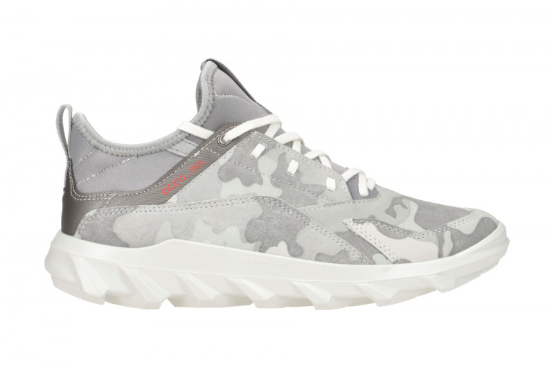 Ecco MX Schuhe Damen Sneaker weiß grau camouflage