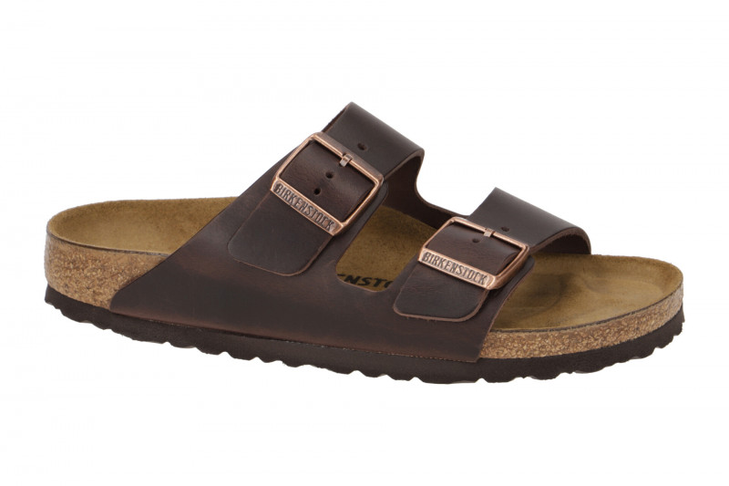 Birkenstock Arizona BS Pantolette braun habana Schmal 52533