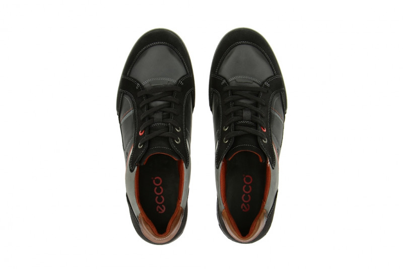 Ecco Fraser Schuhe grau schwarz