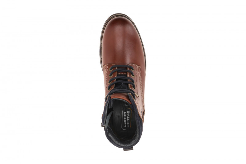 camel active Boston Stiefel Boots braun cognac Nappa