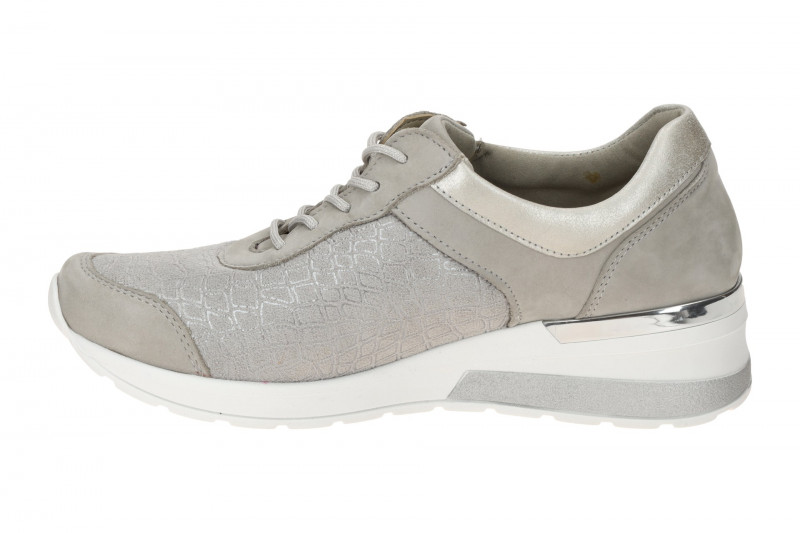 Waldläufer Clara Schuhe Sneaker stein grau H-Weite OrthoTritt 939H01