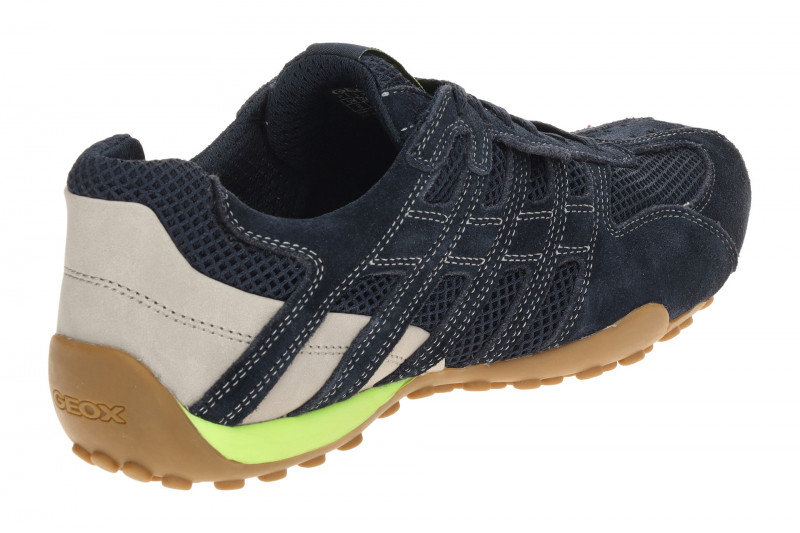 Geox Snake Schuhe dunkelblau neon grün U55MNA
