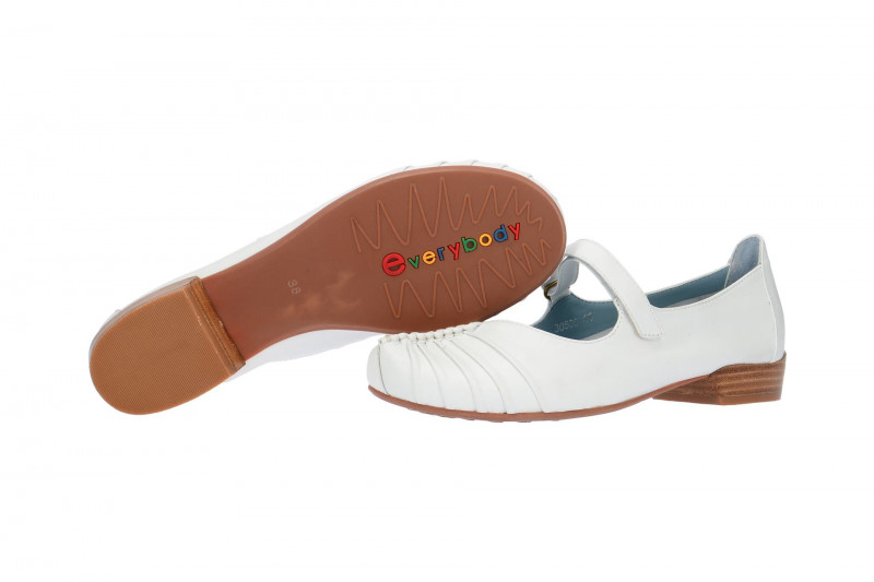Everybody Riemchen Pumps weiß 30508