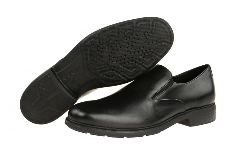 Geox Dublin Slipper Schuhe schwarz