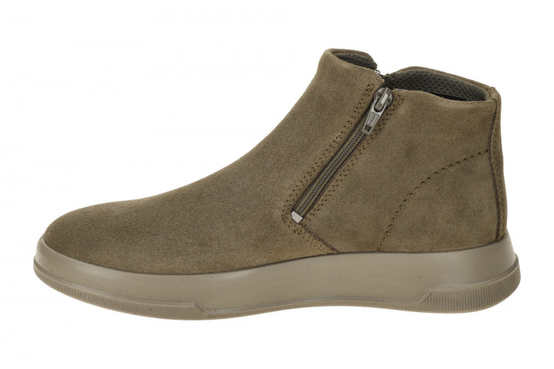 Ecco Move Stiefelette taupe grau Damen Zip 223823