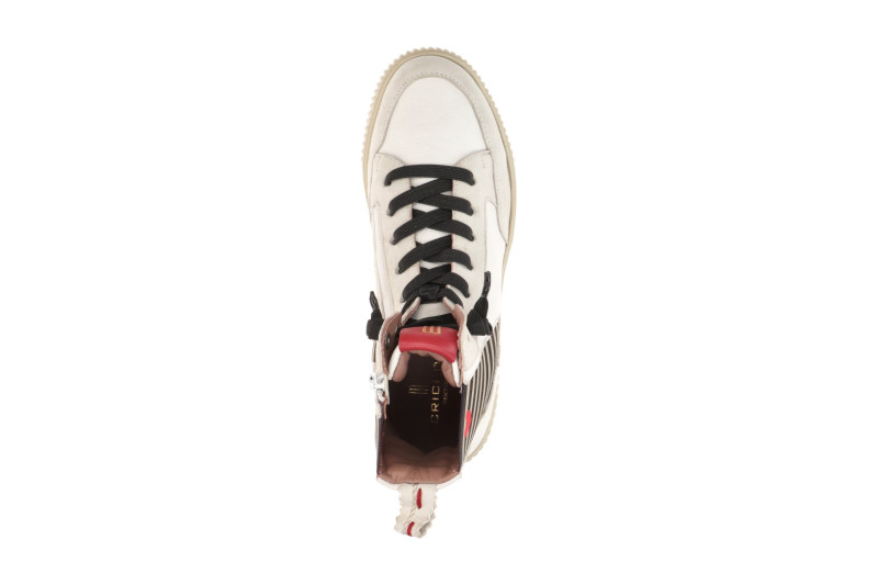 CRICKIT Sonia Stretch High Sneaker weiß Streifen