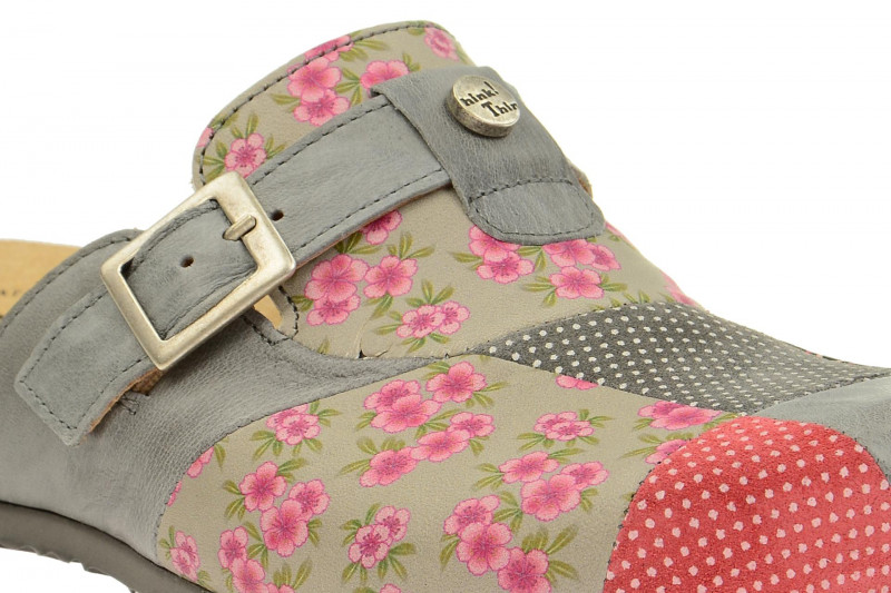 Think Julia Pantolette grau multi Clogs 4-84343-17