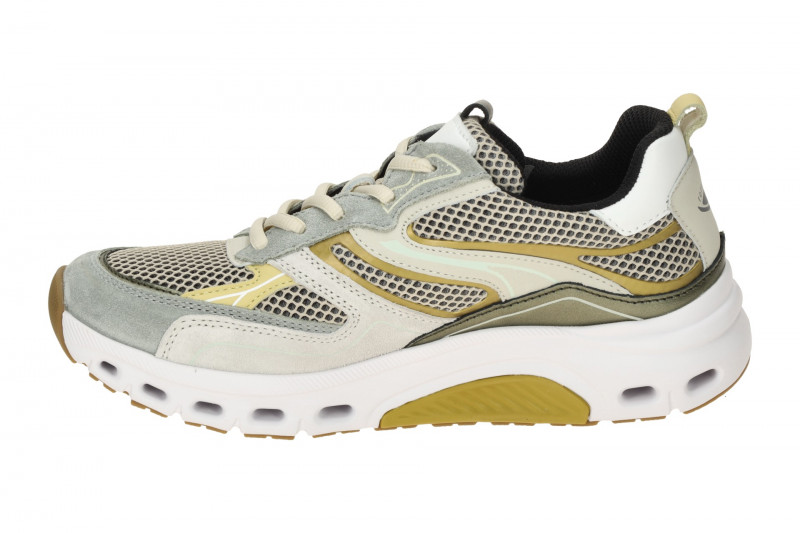 Gabor RollingSoft Schuhe beige grau Mesh 86.986.35