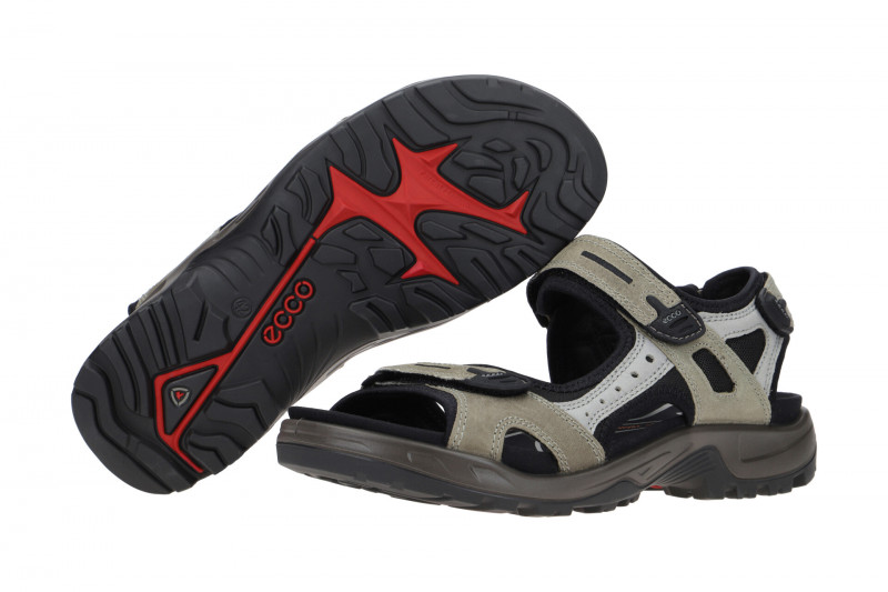 Ecco Offroad Herren Sandale grau grün vetiver
