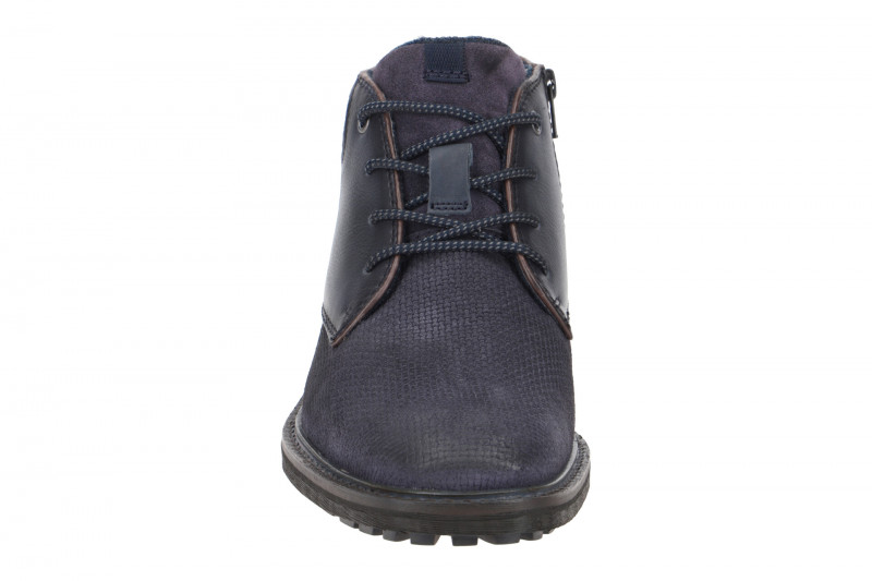 bugatti Masat Comfort Stiefelette blau Used Look ACC30