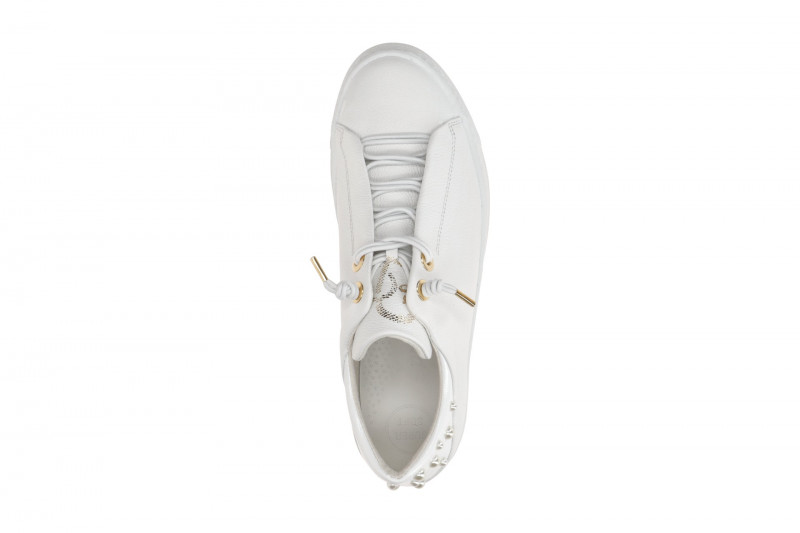 Paul Green Sneaker Schuhe weiß Perlen 5476