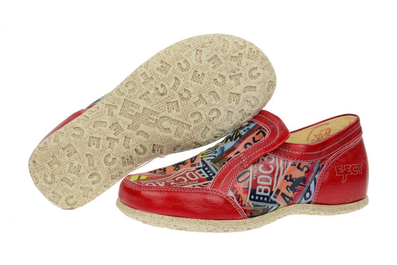 Eject Road Schuhe rot print Lack 16187/1.1