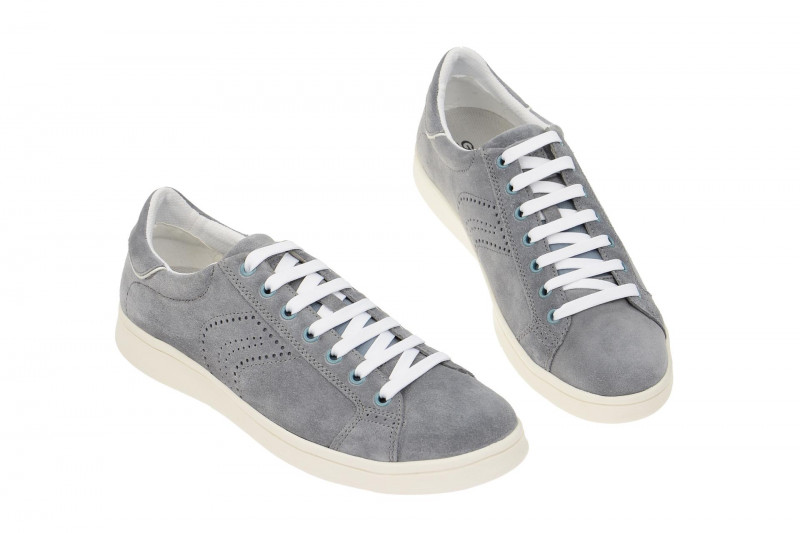 Geox Warrens Schuhe grau weiß