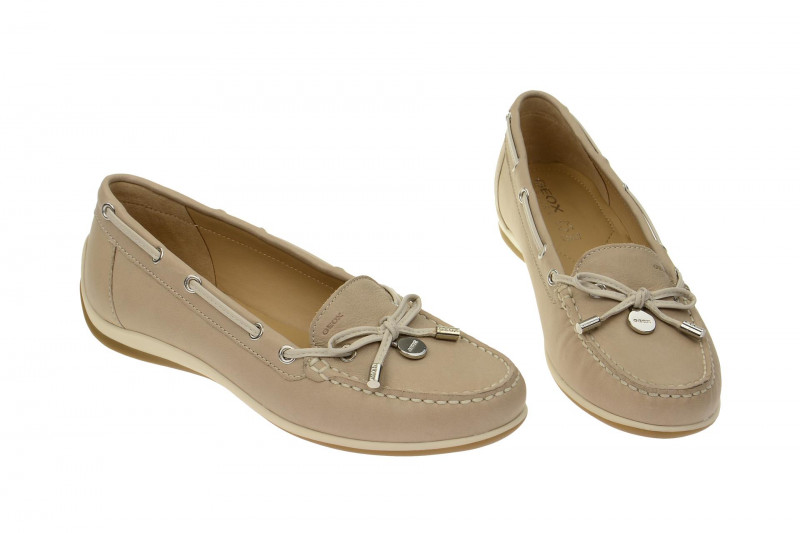 Geox Yuki Schuhe Mokassin beige - D3255A 00043 C6738