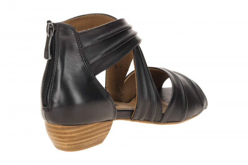 Everybody Jobas Sandalette schwarz Glattleder