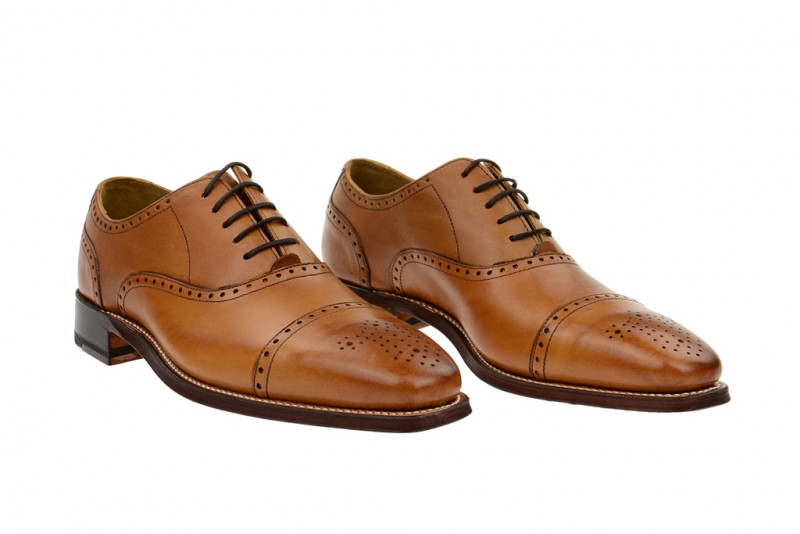 Gordon & Bros Lucquin Schuhe braun tan Rahmengenäht 2830