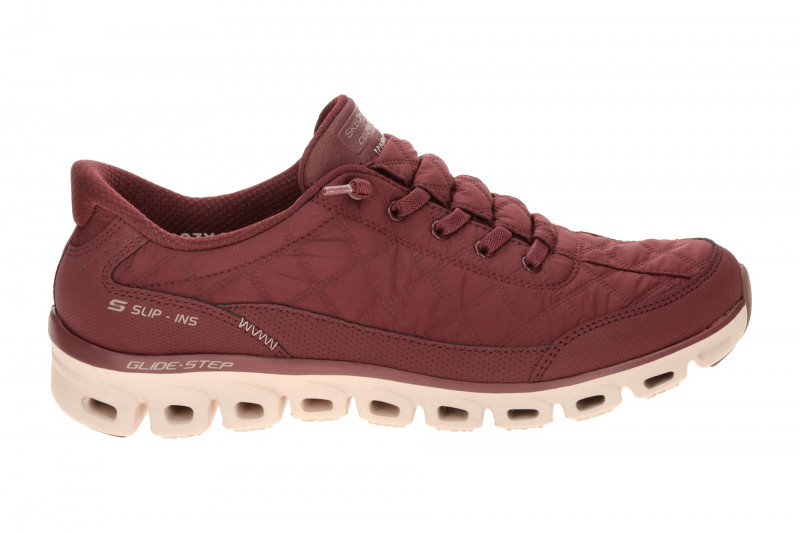 Skechers Glide Step Schuhe rot Slip-Ins 104556